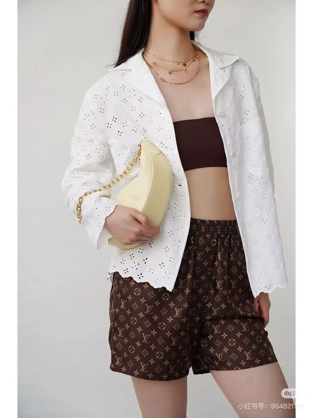 Louis Vuitton/Louis Vuitton all-over presbyopia logo shorts